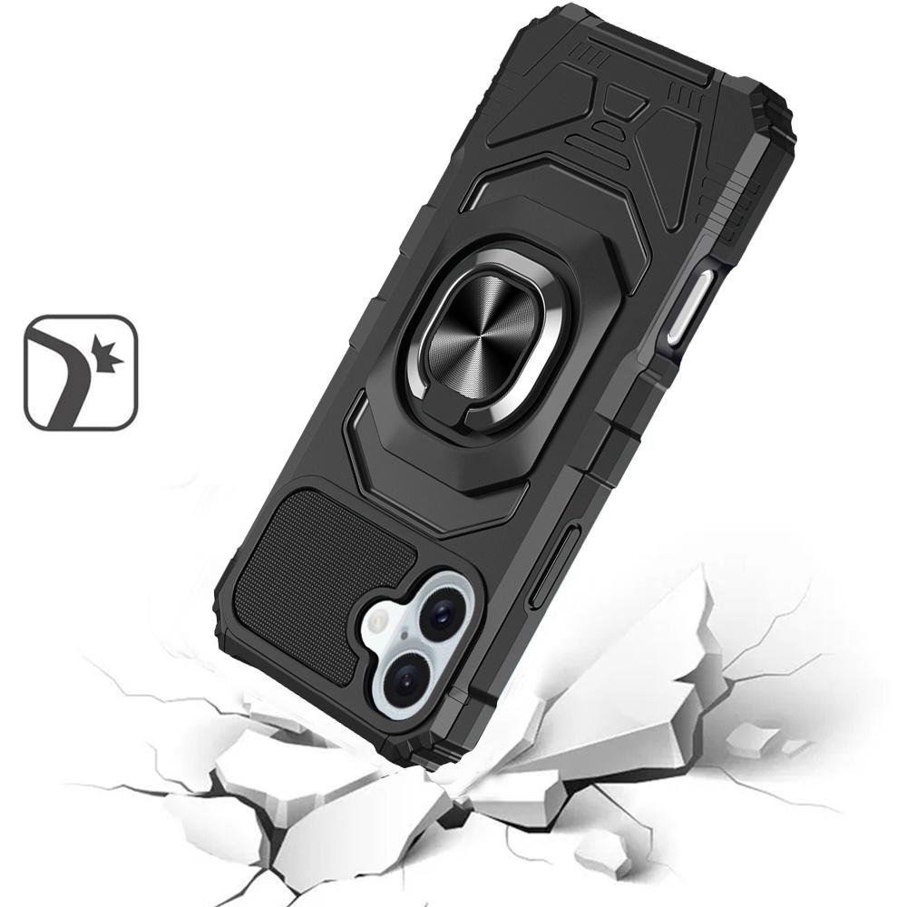 iPhone 16 6.1" Robotic Hybrid Case – Magnetic Ring Stand, photo 2 of 6