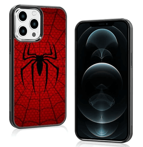 Spider Emblem Matte Case for iPhone 16 Plus – Sleek & Superhero-Inspired