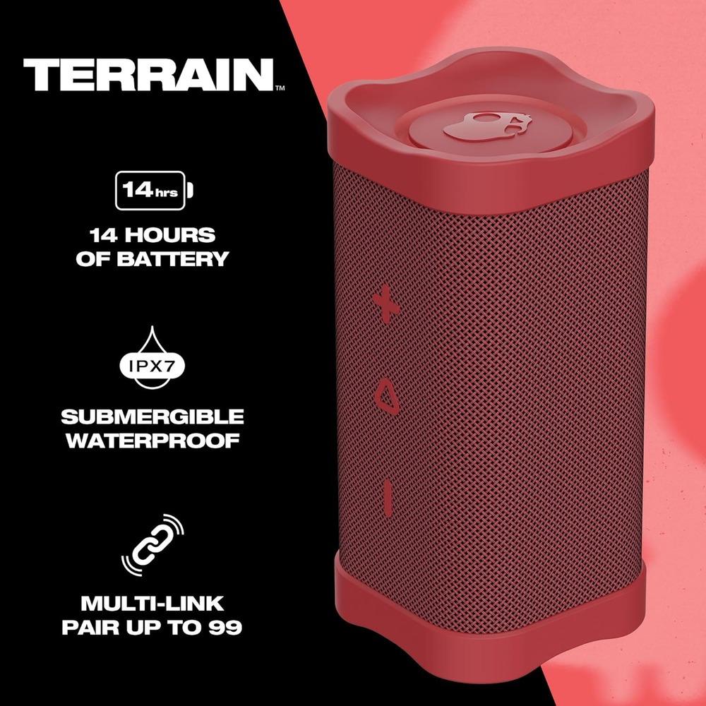 SKULLCANDY TERRAIN WIRELESS SPEAKER -RED