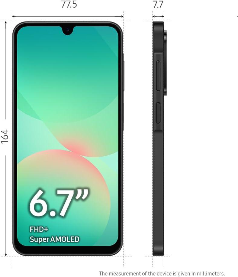 Samsung Galaxy A26 5G 256GB (Black) – Dual SIM Unlocked work with all carriers . Smartphone. Brand new 1 year warranty., photo 2 of 5