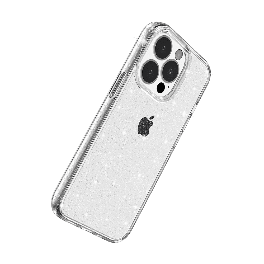 iPhone 15 Plus Glitter Ultra Thick 3mm Transparent Hybrid Case Cover, photo 2 of 5