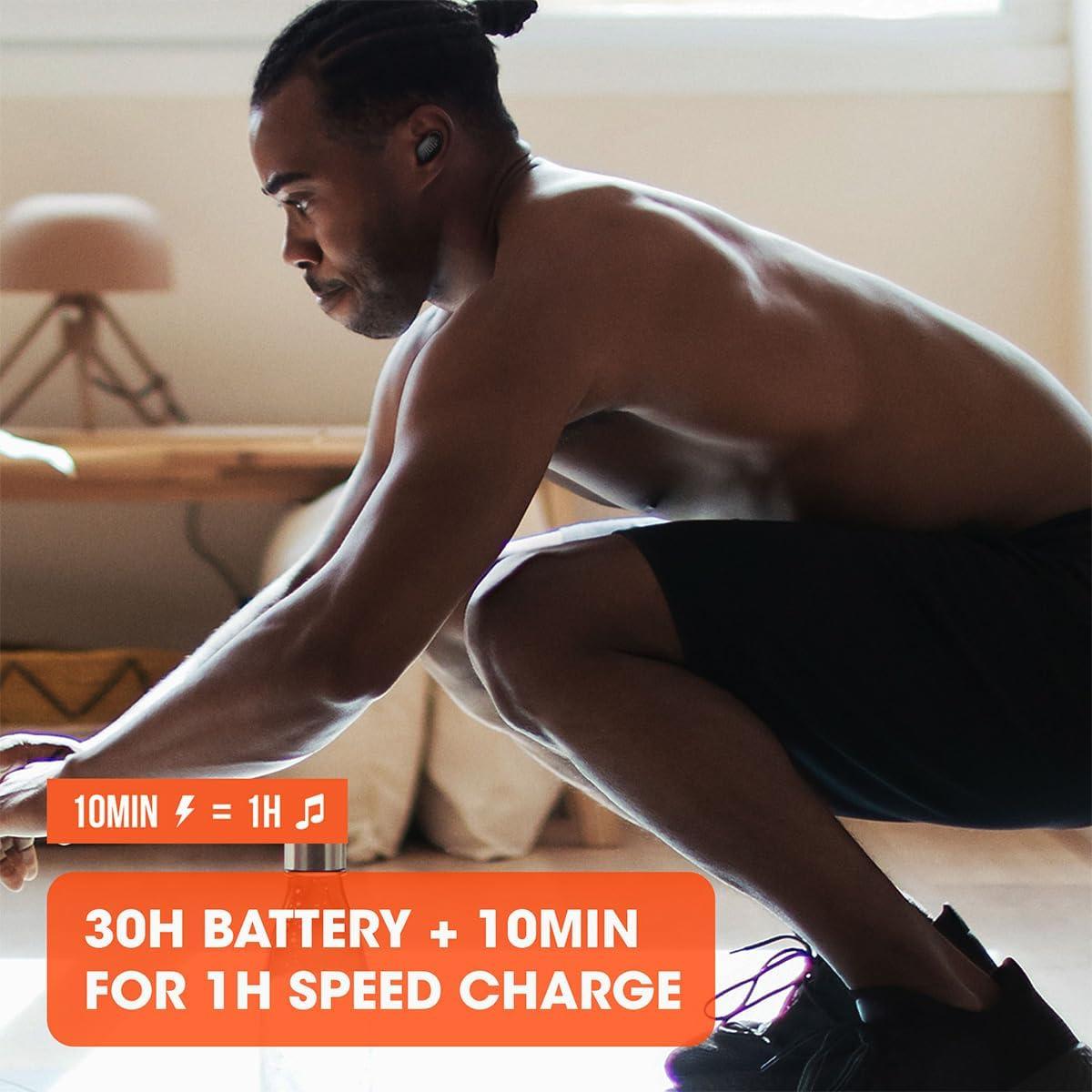 JBL Endurance Race Waterproof True Wireless Sport Earbuds with Mic, 30H Battery Life, Secure Fit, photo 3 of 4