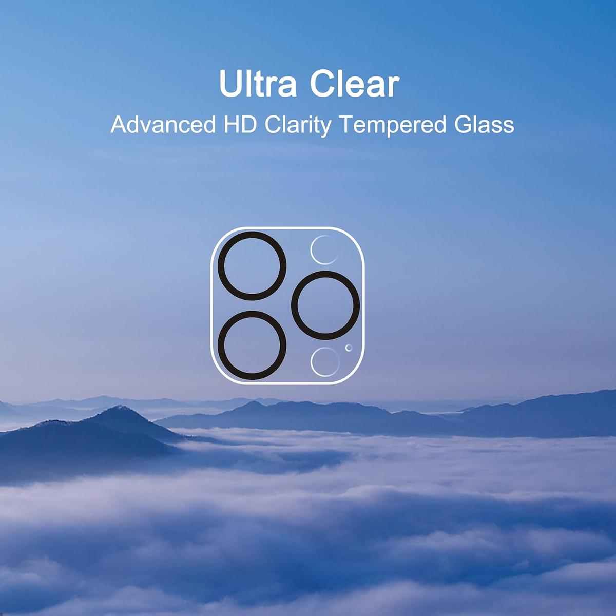 Glass Camera Lens Protector for iPhone 16 / 16 Pro / 16 Pro Max – Ultra-Clear, Scratch Resistant, Easy Installation, photo 4 of 5