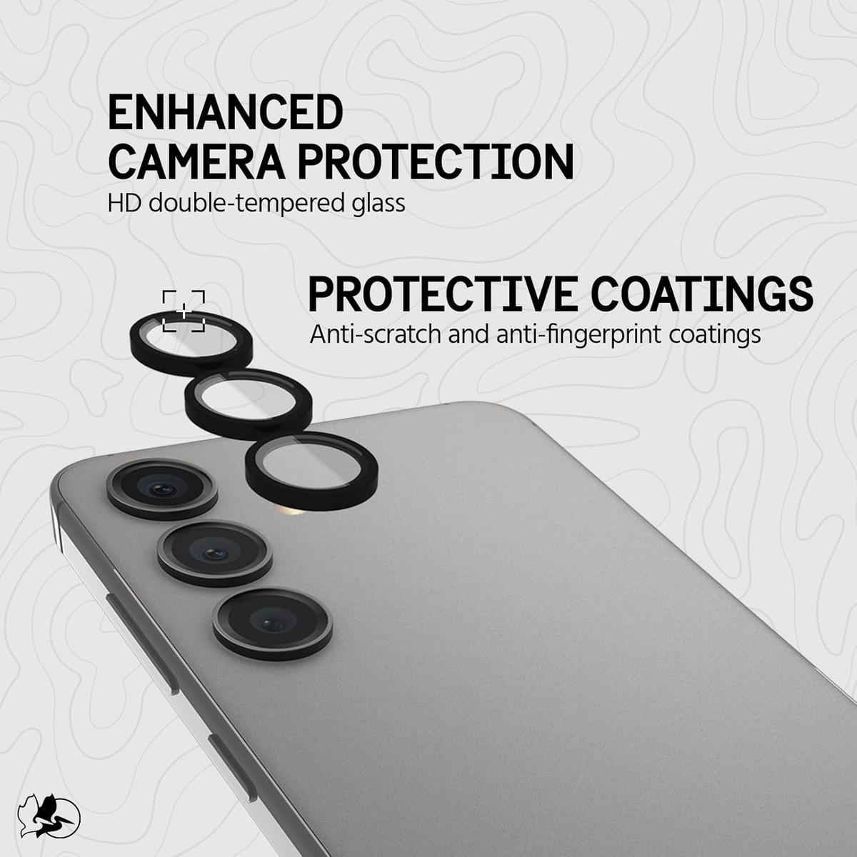 Premium Camera Lens Protector for Samsung Galaxy S24 – 9H Tempered Glass, Anti-Scratch & HD Clarity, photo 3 of 5