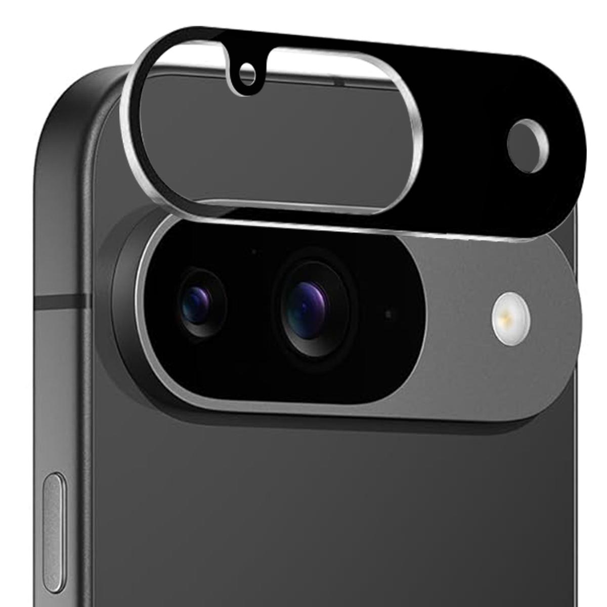 Google Pixel 9 Camera Lens Protector Black Colored Edge Tempered Glass 2.5D, photo 2 of 2