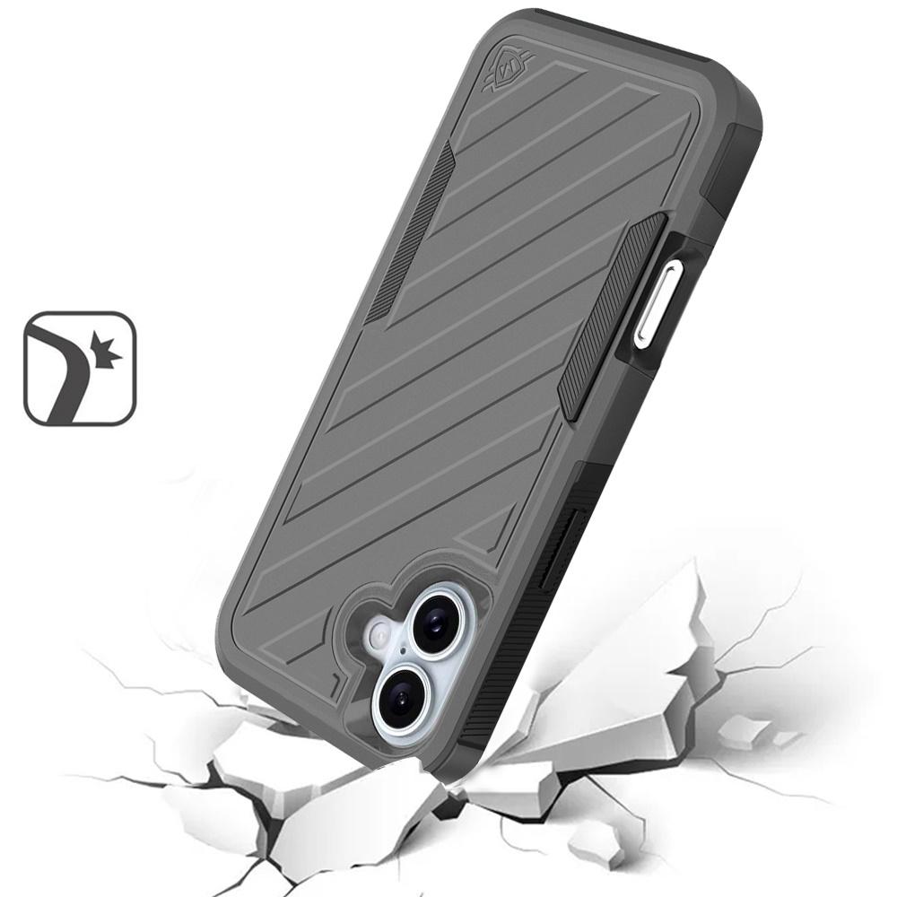 iPhone 16 6.1" Noble Lined Dual Layer Hybrid Case – Shockproof, photo 6 of 8
