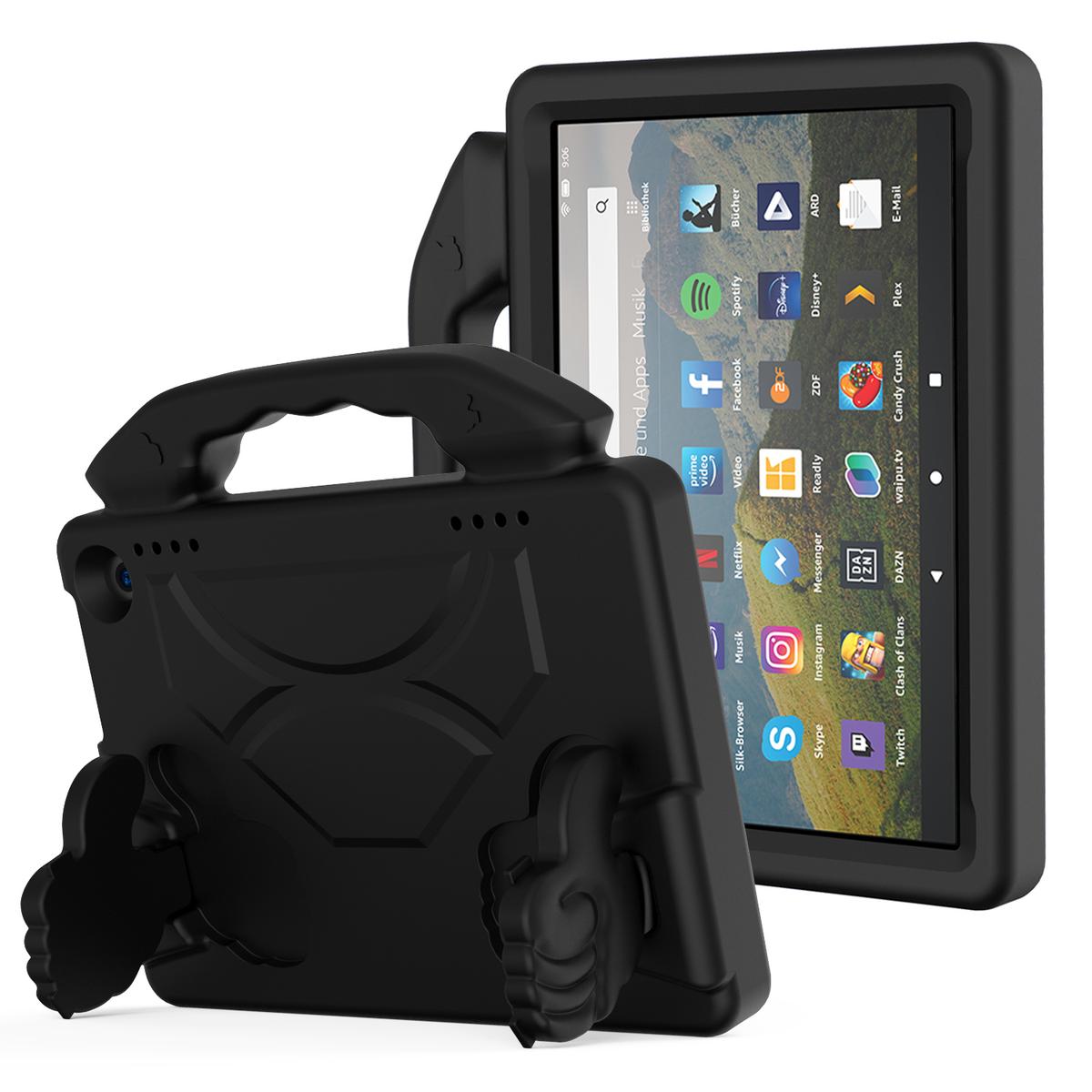 Amazon Kindle Fire HD7 Thumbs Up Kickstand Shockproof Tablet Case Cover - Black
