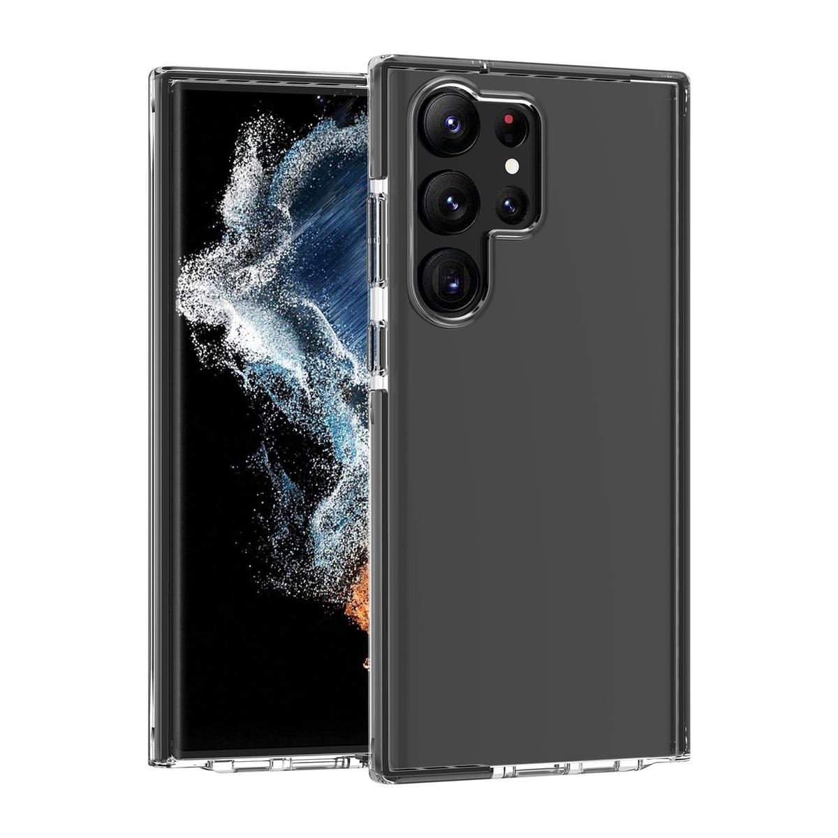 Samsung S23 Plus ULTRA Premium Transparent Clear TPU TPE Hybrid Case Cover - Black, photo 3 of 3