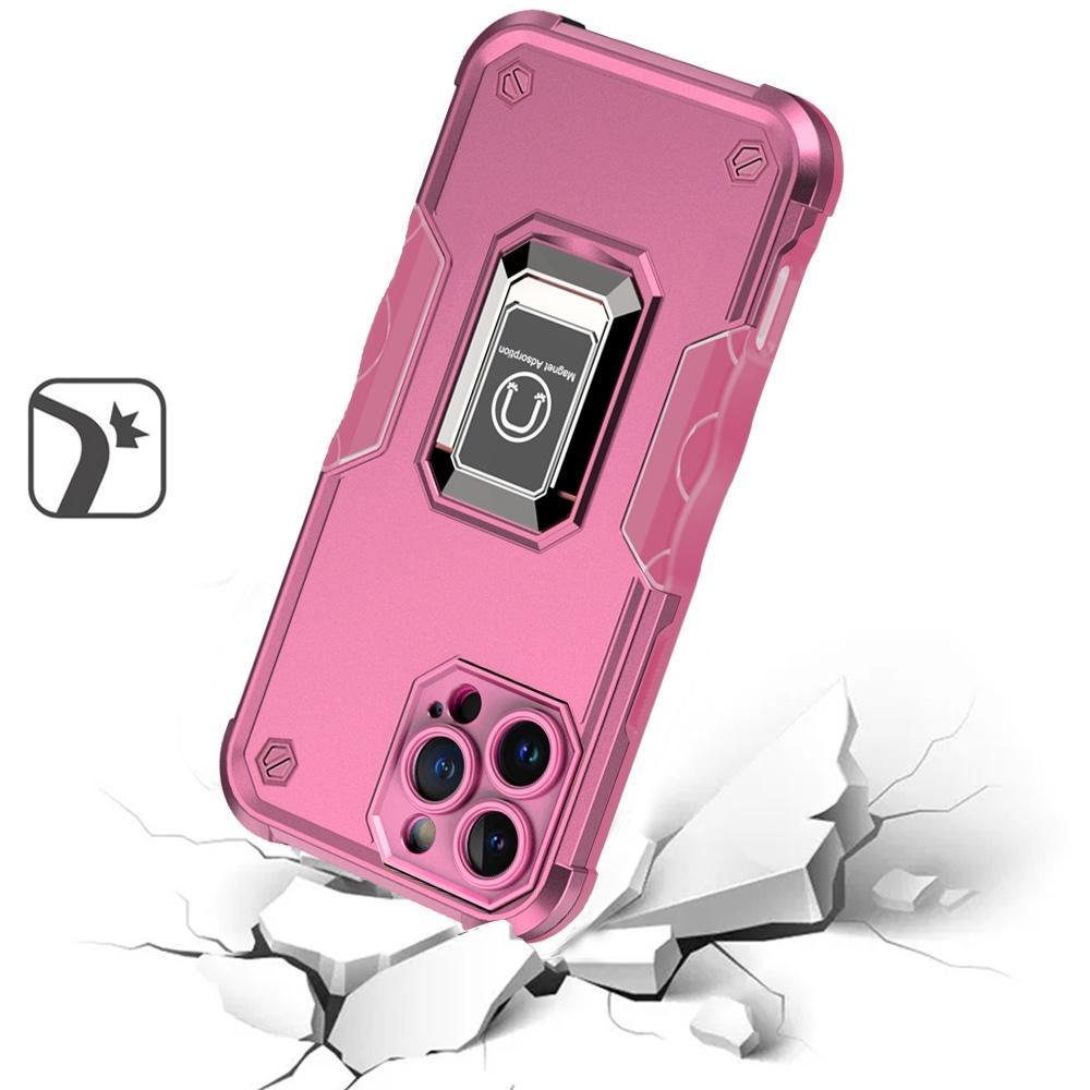 iPhone 16 Pro 6.3" OPTIMUM Magnetic Ring Stand Hybrid Case | Rugged Shockproof Cover with Kickstand & Car Mount Support, photo 2 of 9