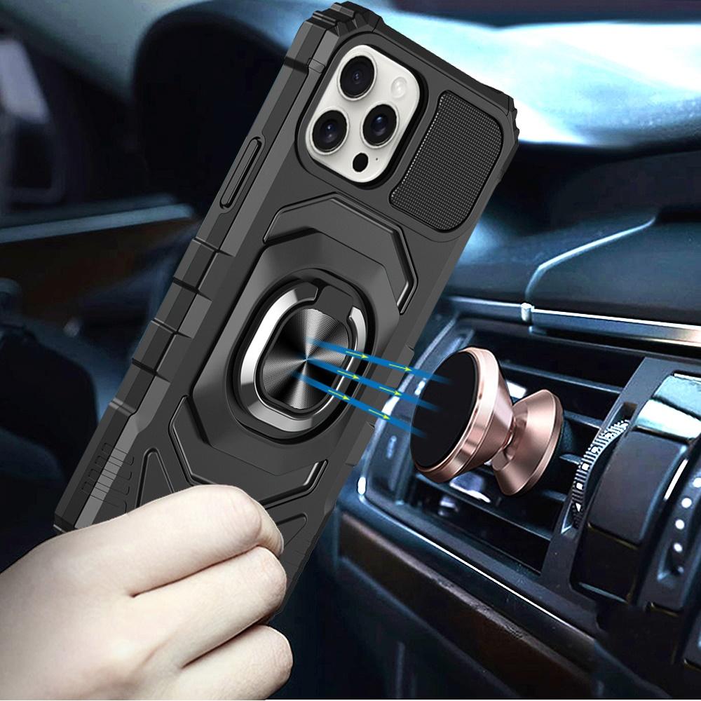 iPhone 13 Pro Max Robotic Hybrid Case with Magnetic Ring Stand and Heavy-Duty Shockproof Protection, photo 2 of 6