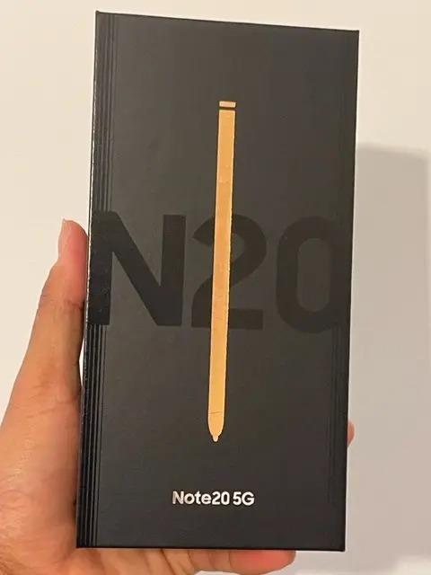 Samsung Galaxy Note20 5G 128GB Mystic Grey -Mystic Brone - Green( Unlocked) New, photo 2 of 4