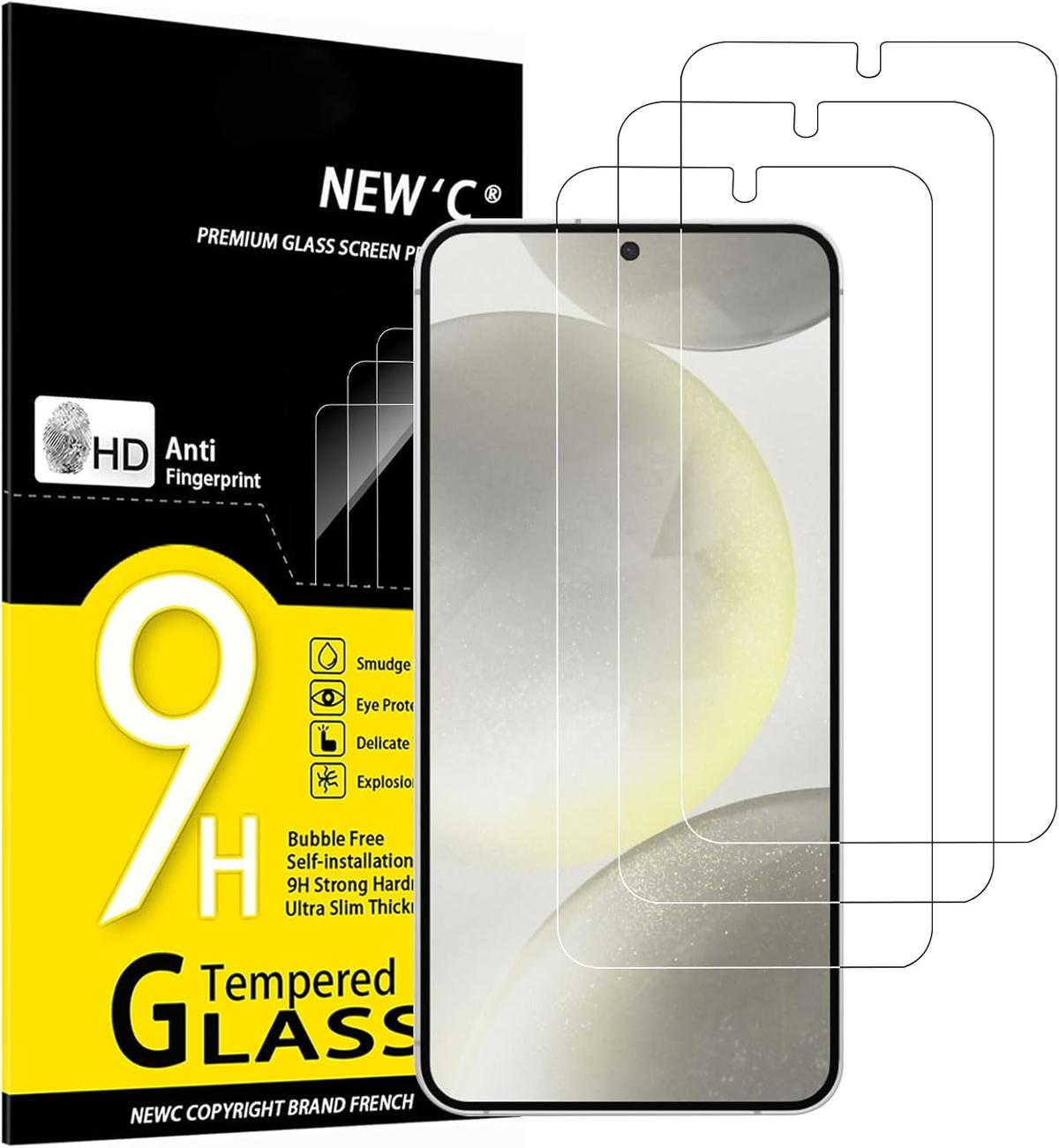 Pack of 3 Samsung Galaxy S25 Tempered Glass Screen Protectors – Ultra Durable, Scratch Resistant & HD Touch Sensitive