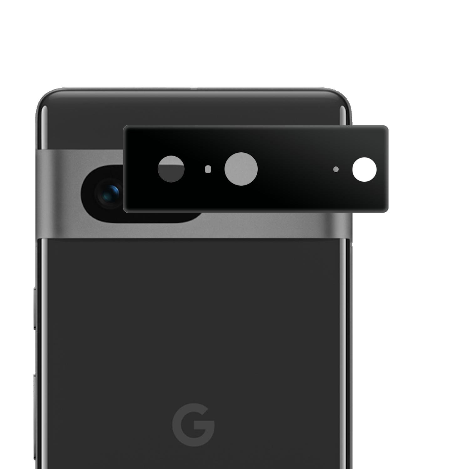  Google Pixel 7A 6.1" Camera Lens Colored Edge Tempered(2.5D) - Black product