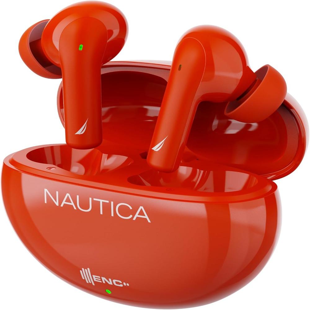 Nautica T610 Bluetooth Earbuds, Wireless Earbuds-RED-23