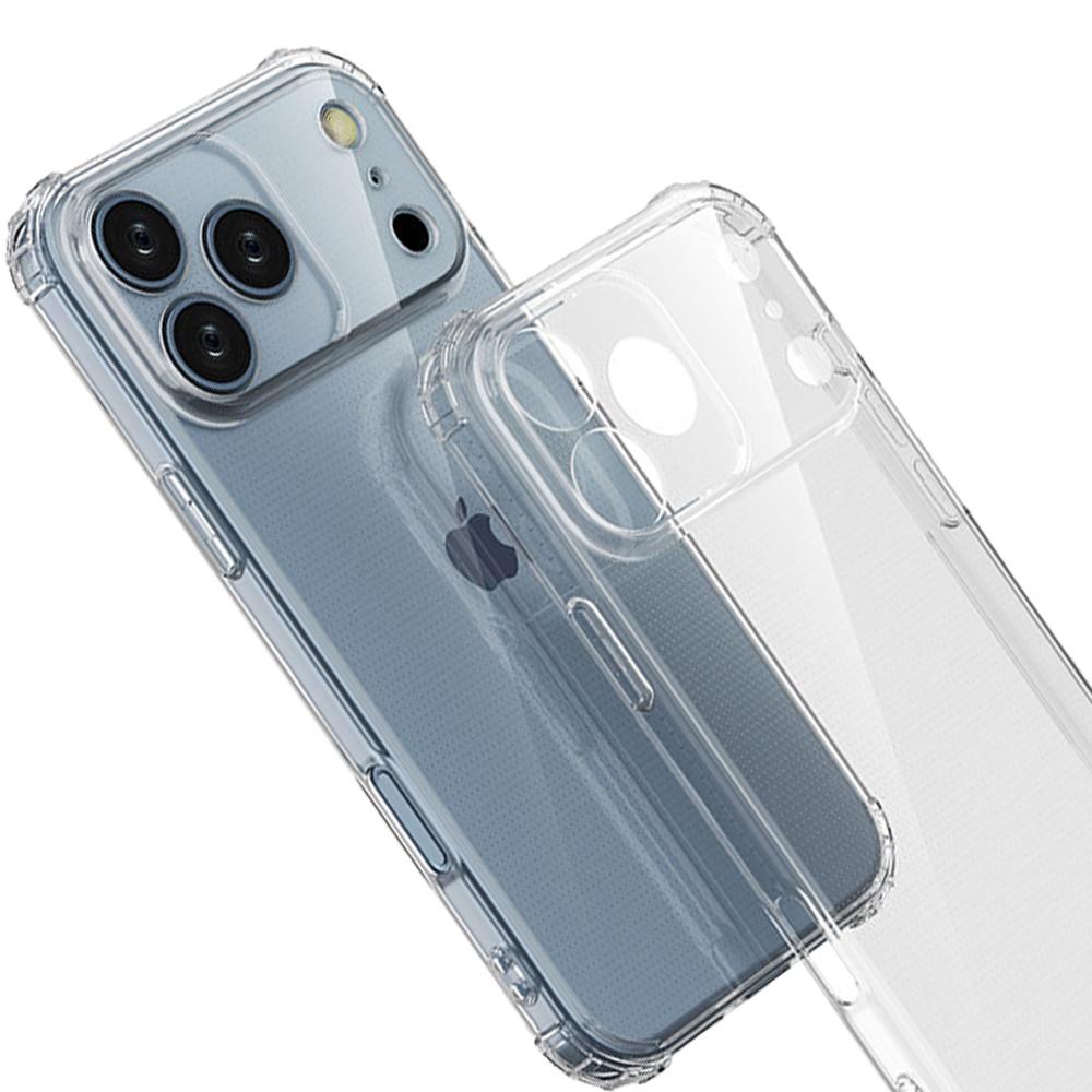Apple iPhone 18 Pro Max Shockproof Transparent Thick TPU Case Cover - Clear, photo 2 of 3
