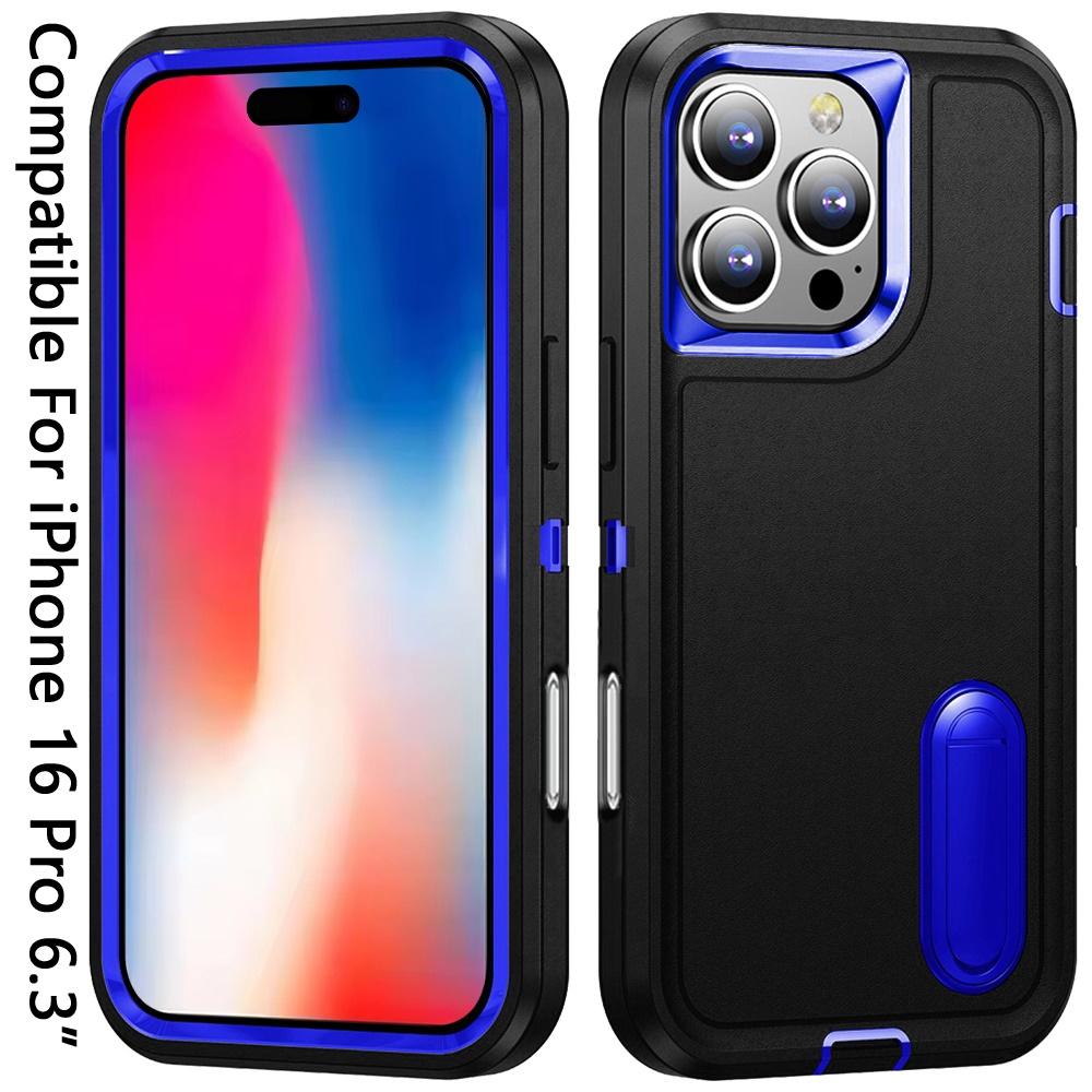 iPhone 16 Pro 6.3" PEAK 3-in-1 Toughest Hybrid Case | Rugged Triple-Layer Protection with Built-in Kickstand, photo 6 of 11