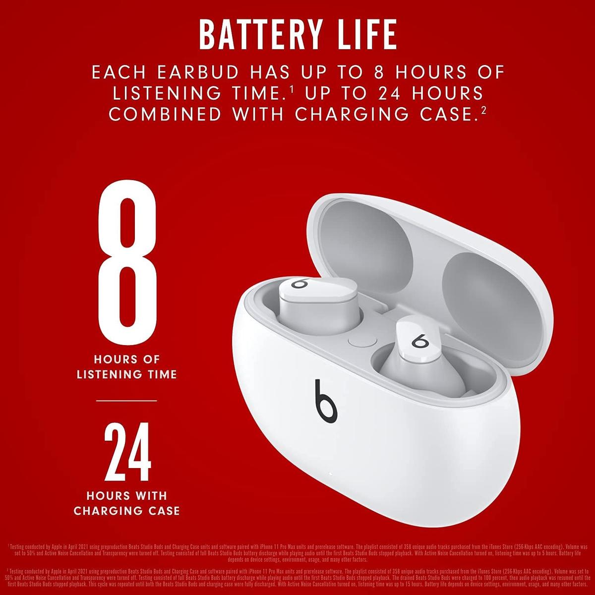 Beats Studio Buds - True Wireless Noise Cancelling Earphones, photo 3 of 6