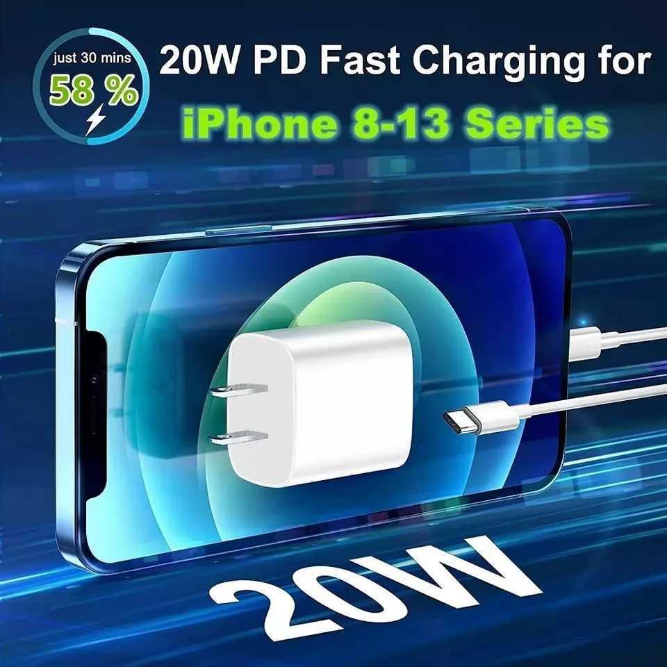 Fast Charger For iPhone 14/13/12 Pro Max, PD Power Adapter Cable, photo 2 of 4