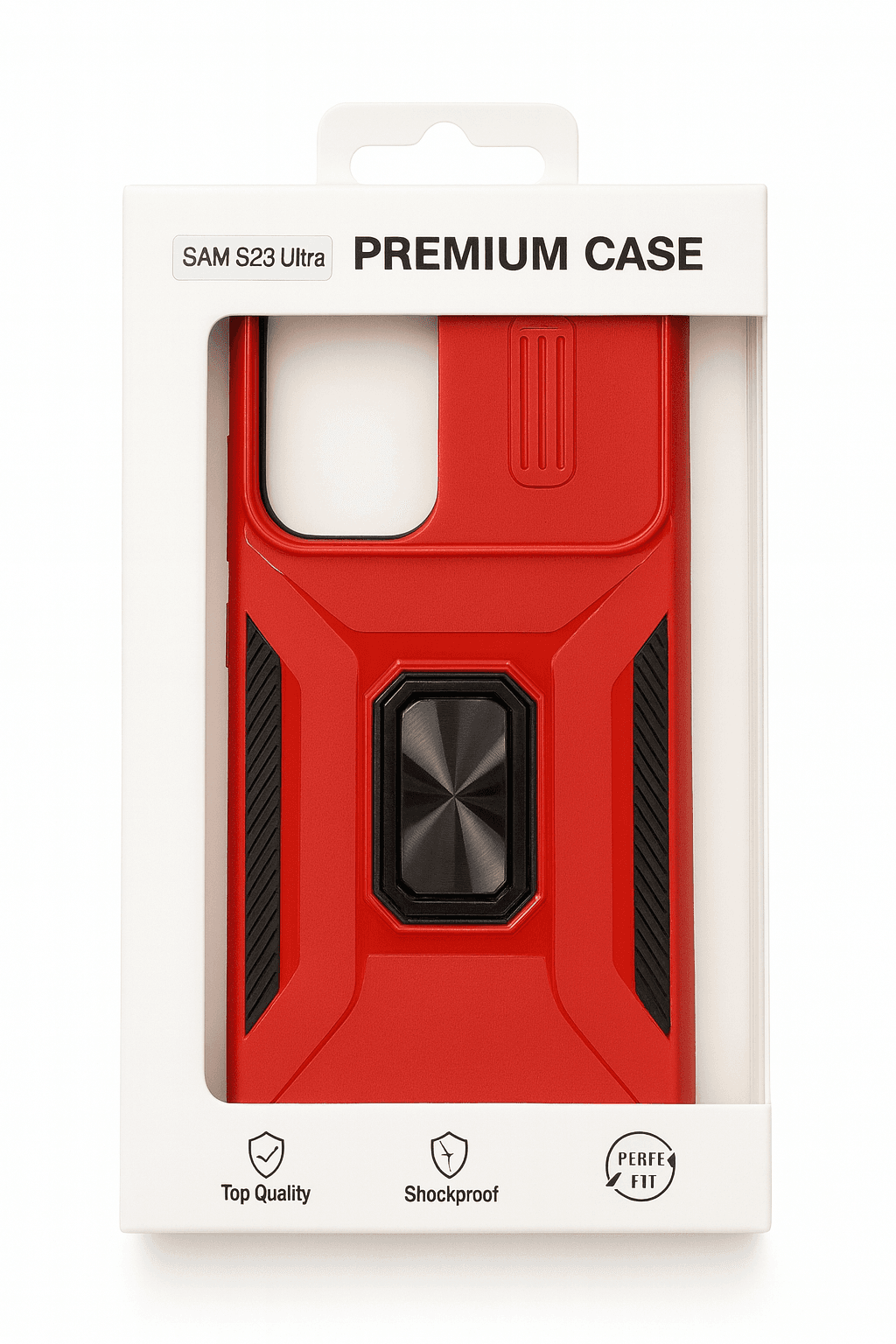 Iphone 17 Pro Case (Black Denim/Textured Finish)