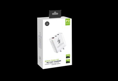 TYPE-C AND USB Home Adapter 65w - White