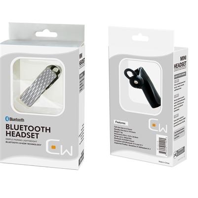 Bluetooth Headset with Volume Control BT619V in Silver