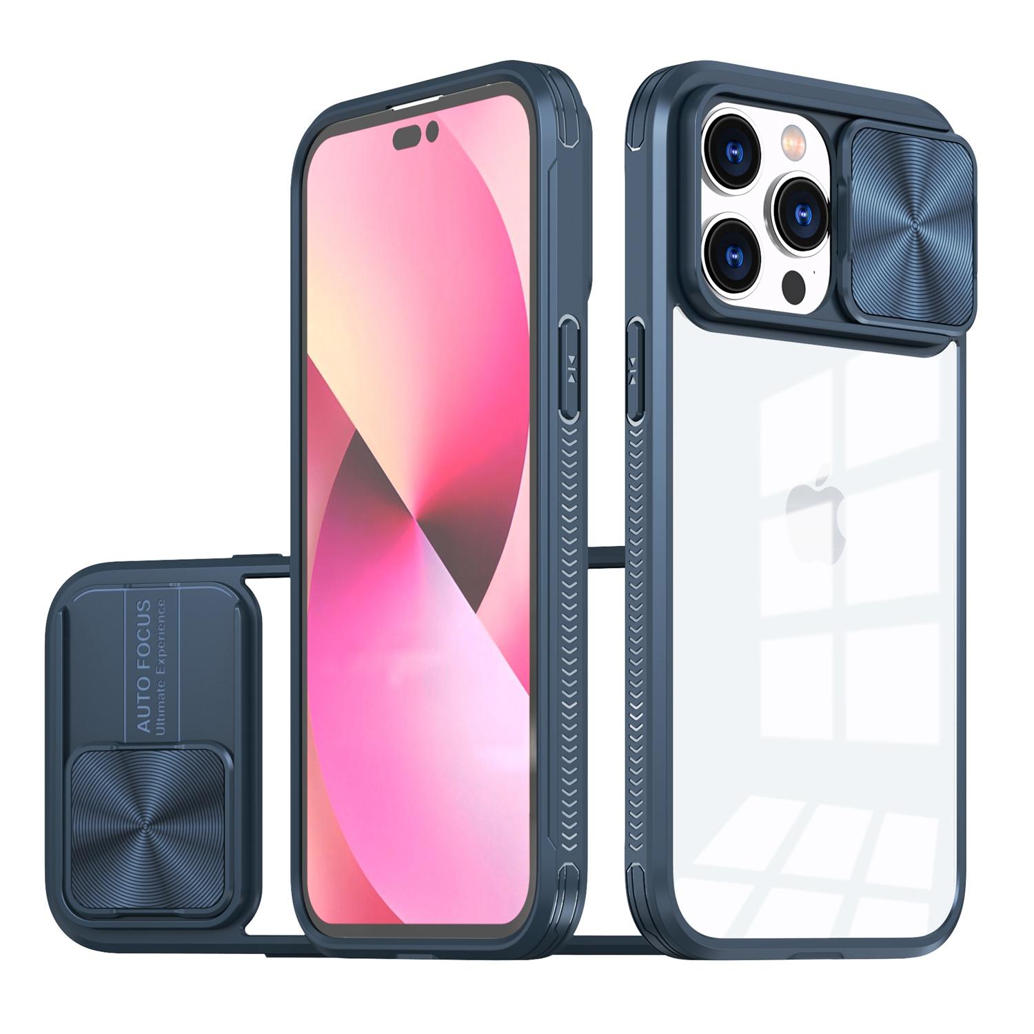 iPhone 15 Fusion Transparent Clear Hybrid Case Cover - Blue