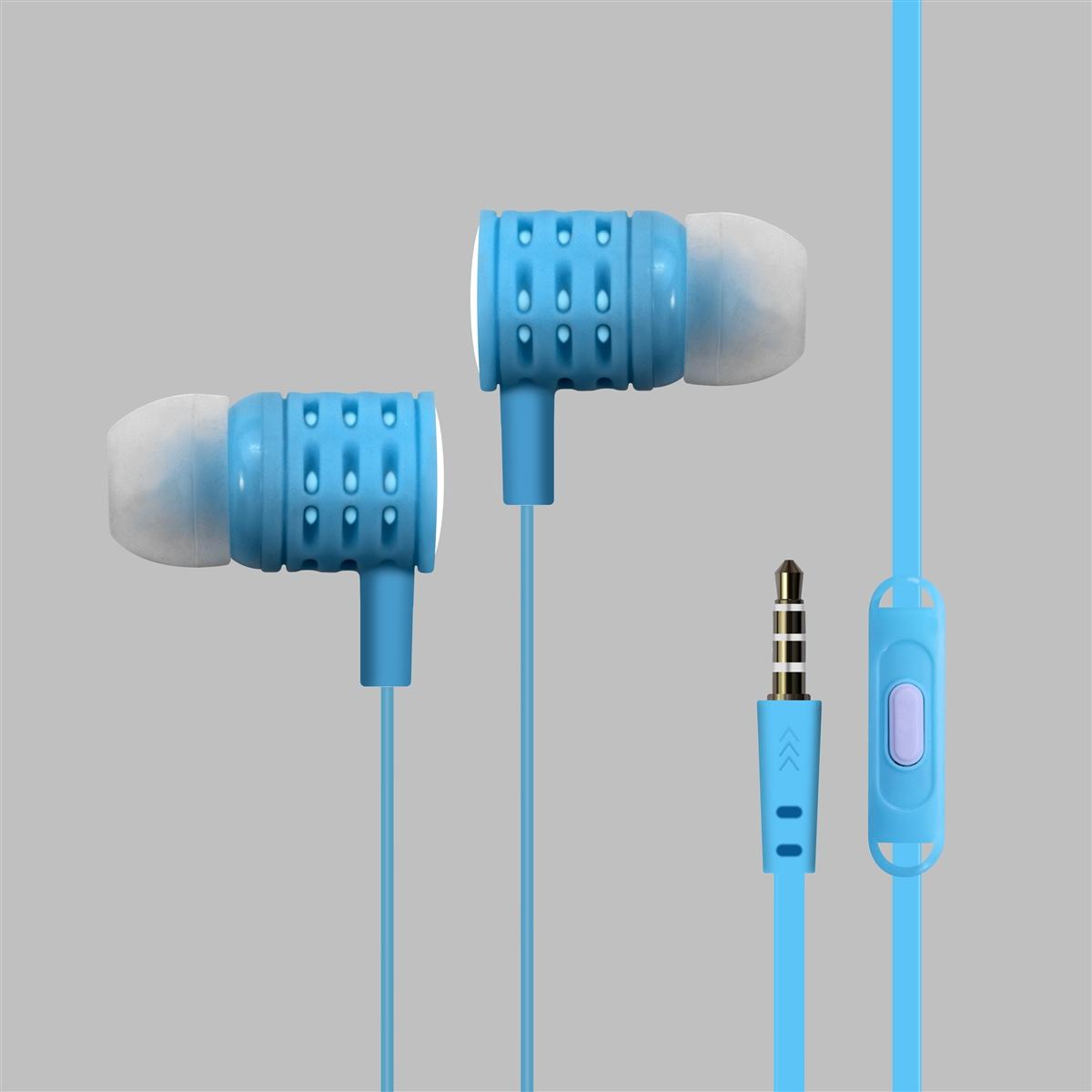 Universal 3.5mm Stereo Hands Free w/Extra Bass 750ST - Blue, photo 2 of 3