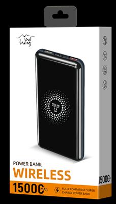 Portable Power Bank with Fast Wireless Charger and Dual USB ports, photo 2 of 2