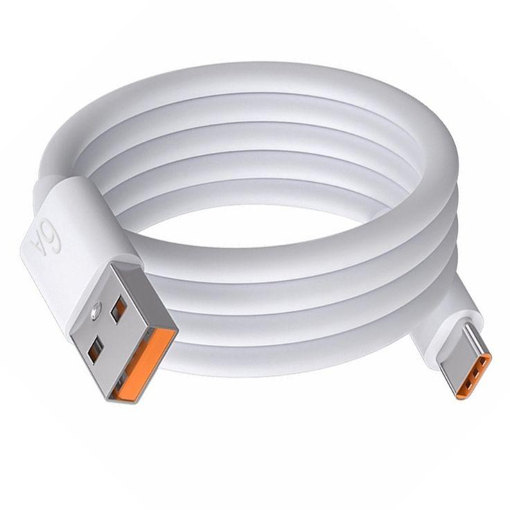 TYPE C Heavy Duty Data Cable Cord, 4 Feet, no package, in White, photo 3 of 3