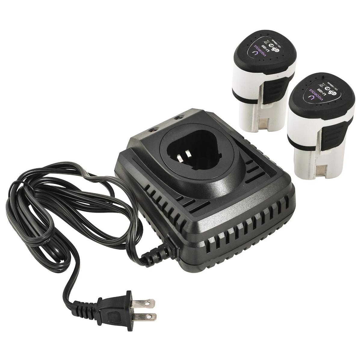 VIGOROUS Compact Personal Percussion Massage Gun with Case & Attachments, photo 4 of 5