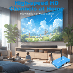 Smart Media Player – 6K Android TV Box with Voice Control, 4GB+64GB, Dual-Band WiFi & Fully Loaded Streaming, photo 2 of 6