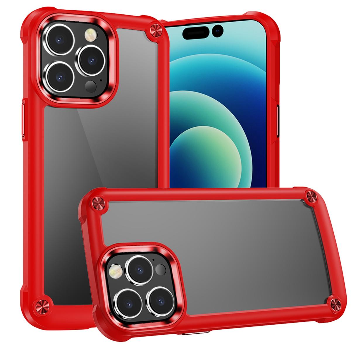 iPhone 15 Pro Max CaseX Ultimate Clear Hybrid Case – Metal Buttons & Reinforced Camera Edges, photo 3 of 9