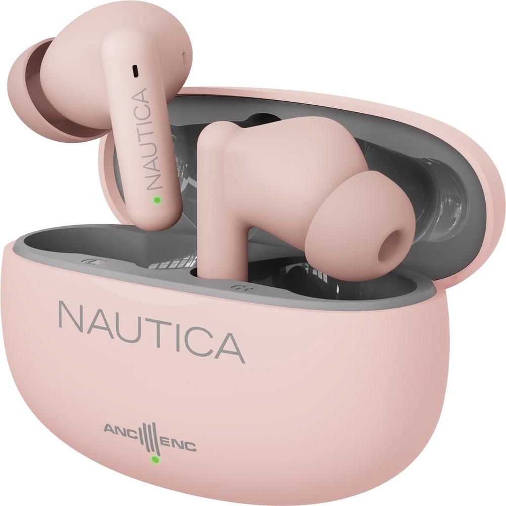 Nautica T680 Hybrid Noise Cancelling (ANC+ENC) Wireless Stereo Earbuds with Charging Case – Bluetooth, Touch Controls, Long Battery Life, photo 7 of 8