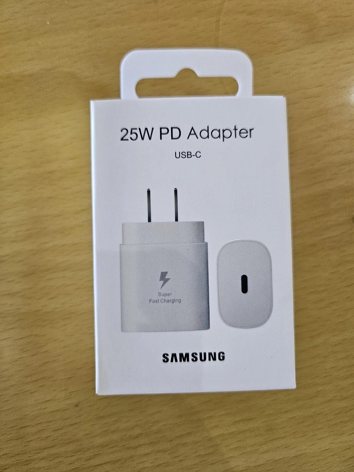 Samsung 25W Super Fast Charging Travel Adapter EP-TA800 – USB-C Wall Charger, PD 3.0 PPS