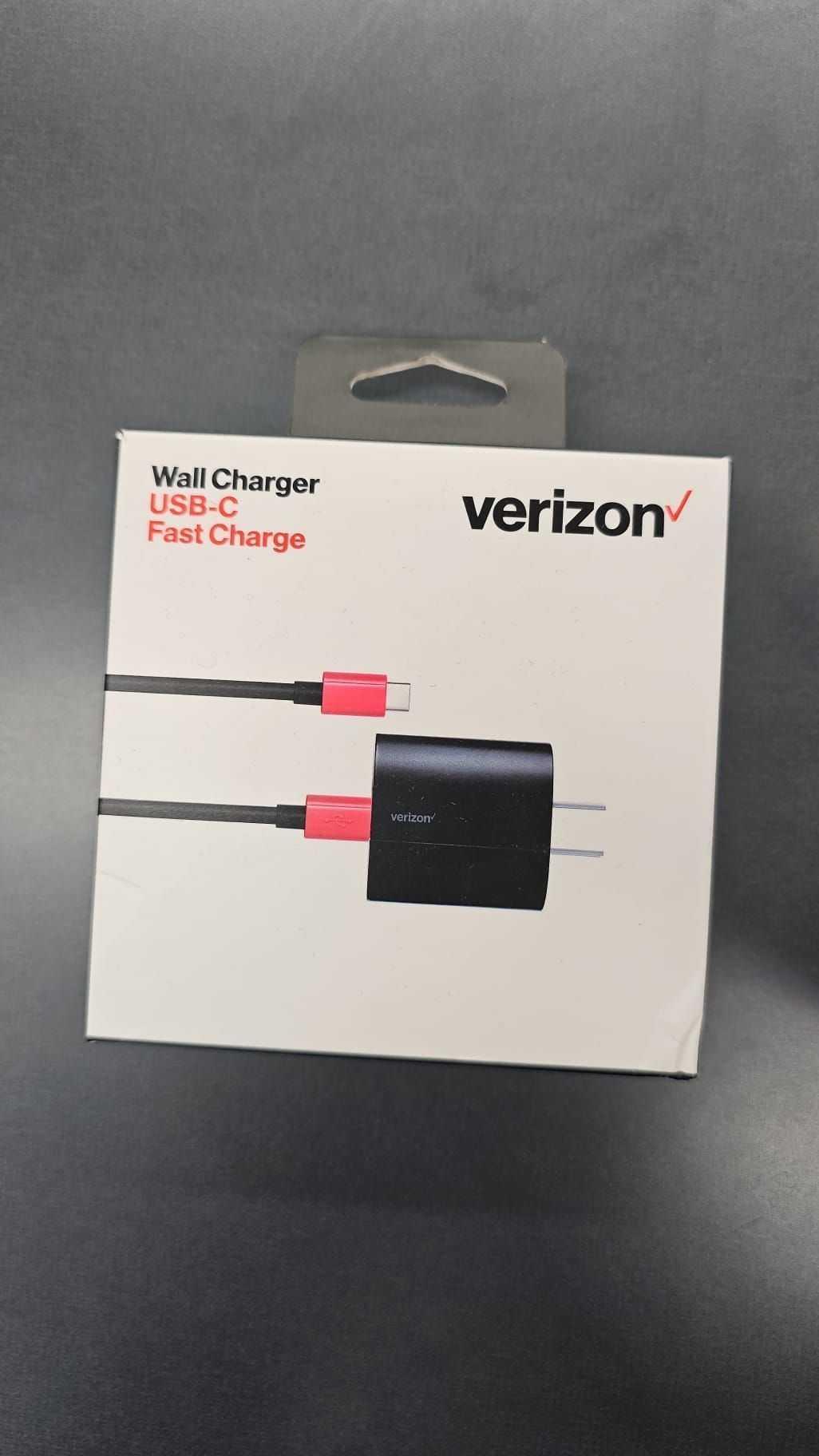 Original Verizon 6ft USB-C to USB-A Quick Charge 3Amp Home Wall Charger