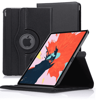 Leather case for iPad 9.7'' in BLACK