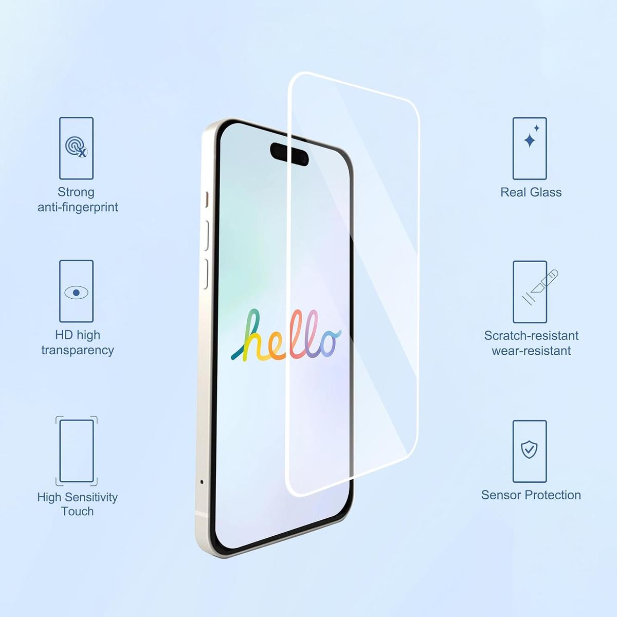Premium Quality Crystal Clear Ultra Durable Screen Protector for iPhone 11 to 18 Pro Max, photo 2 of 6