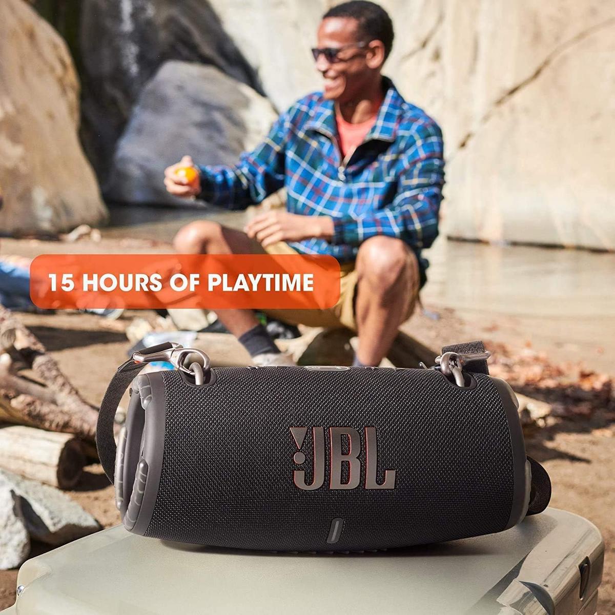 JBL Xtreme 3 Wireless Portable Waterproof Speaker and Charging Cable with Bluetooth, Black, photo 7 of 7