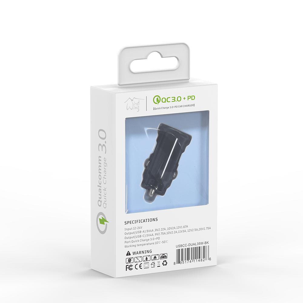 TYPE-C AND USB CAR CHARGER 35W, photo 2 of 2