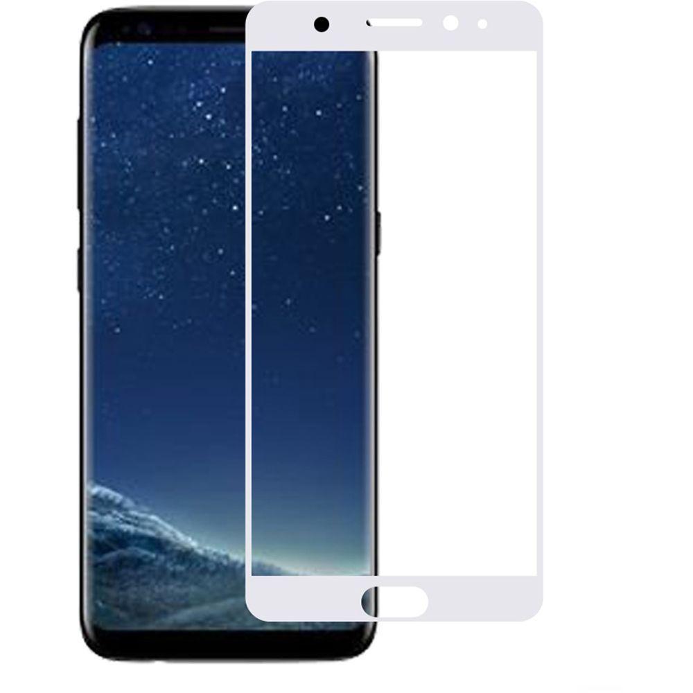 Samsung S8 Premium Screen Tempered Designed to allow full functionality with cover on - White