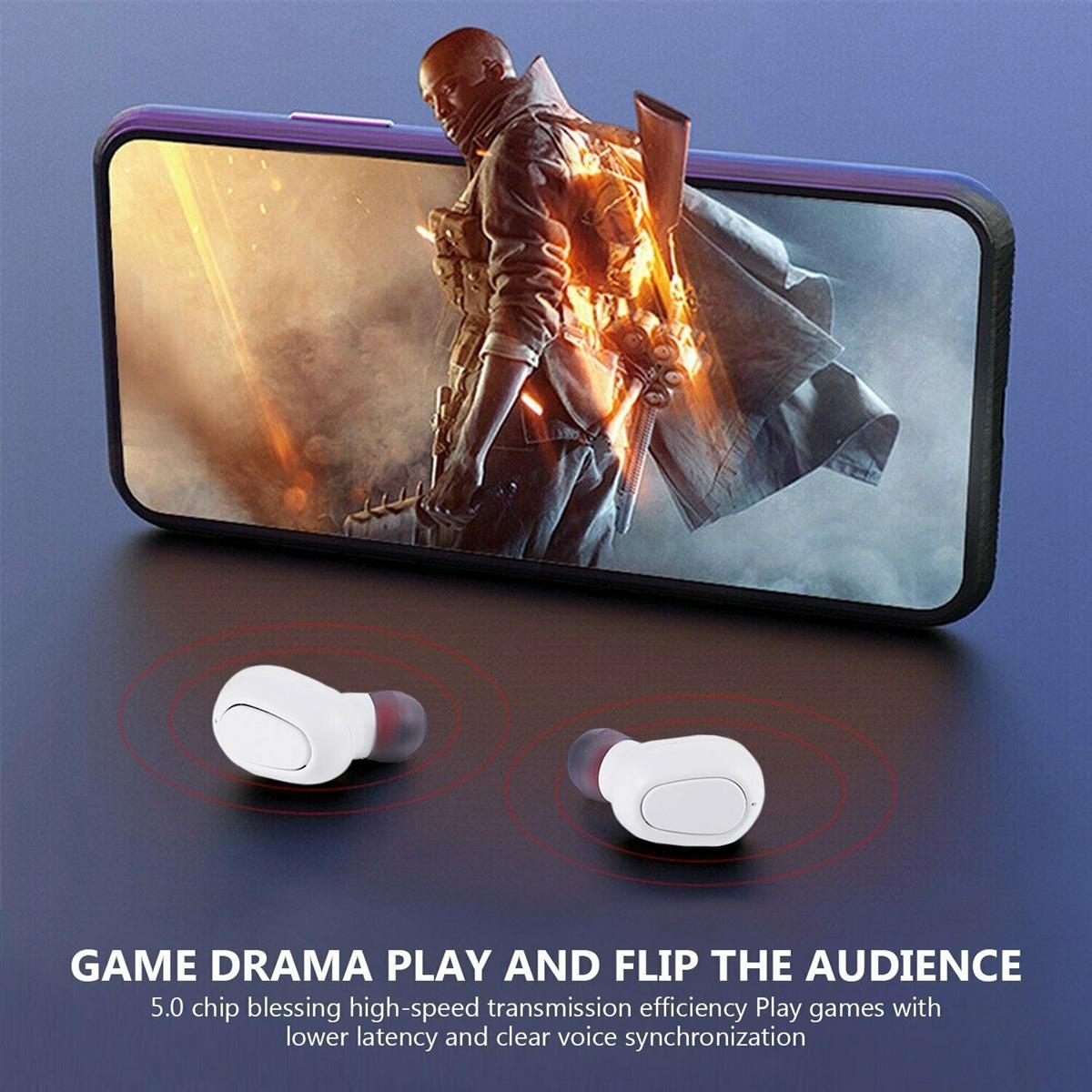 Wireless Headphones Bluetooth Earbuds with Charging Case - White, photo 3 of 3