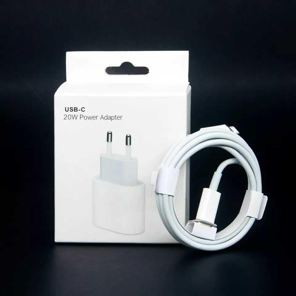 Fast Charger USB-C Power Adapter PD Cable For iPhone 11, 12, 13, 14, pro max - 20W, photo 2 of 3