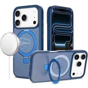 Apple iPhone 18 Pro Max Magnetic Matching Ring Stand Full Rotation Matte Hybrid- available in multiple colors, photo 3 of 4