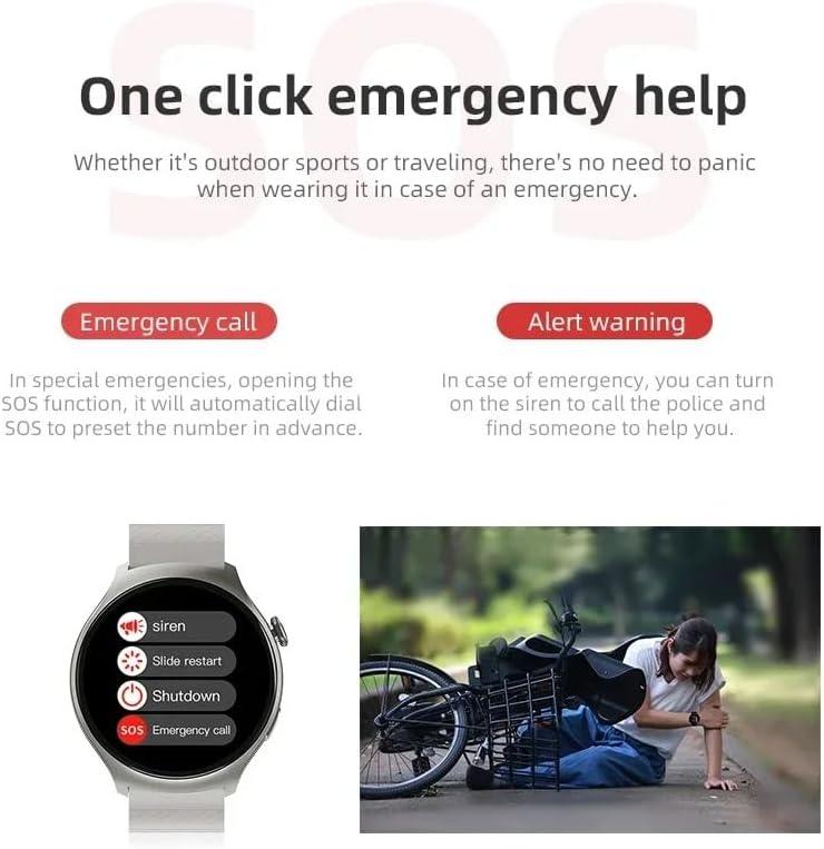 New Smart Watch JW4 Pro Plus Round Men 1.53 High-Definition Color Screen NFC Dock Heart Rate Multiple Sports Modes, photo 4 of 4