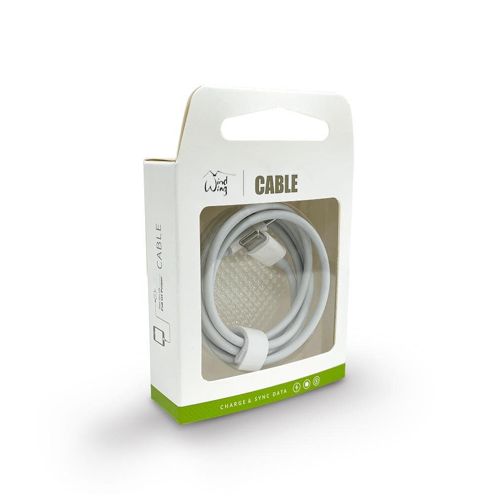 fast charger cable for type C to type C 3FT in white work for iPhone 15 Series, photo 3 of 4
