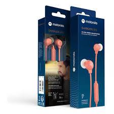 Motorola Earbuds 3-S Wired Earbuds with Microphone - Corded in-Ear Headphones, Comfortable Lightweight Silicone Ear Buds, Non-Tangle Flat Cable, 9.4mm Drivers Clear Bass Sound, photo 2 of 3