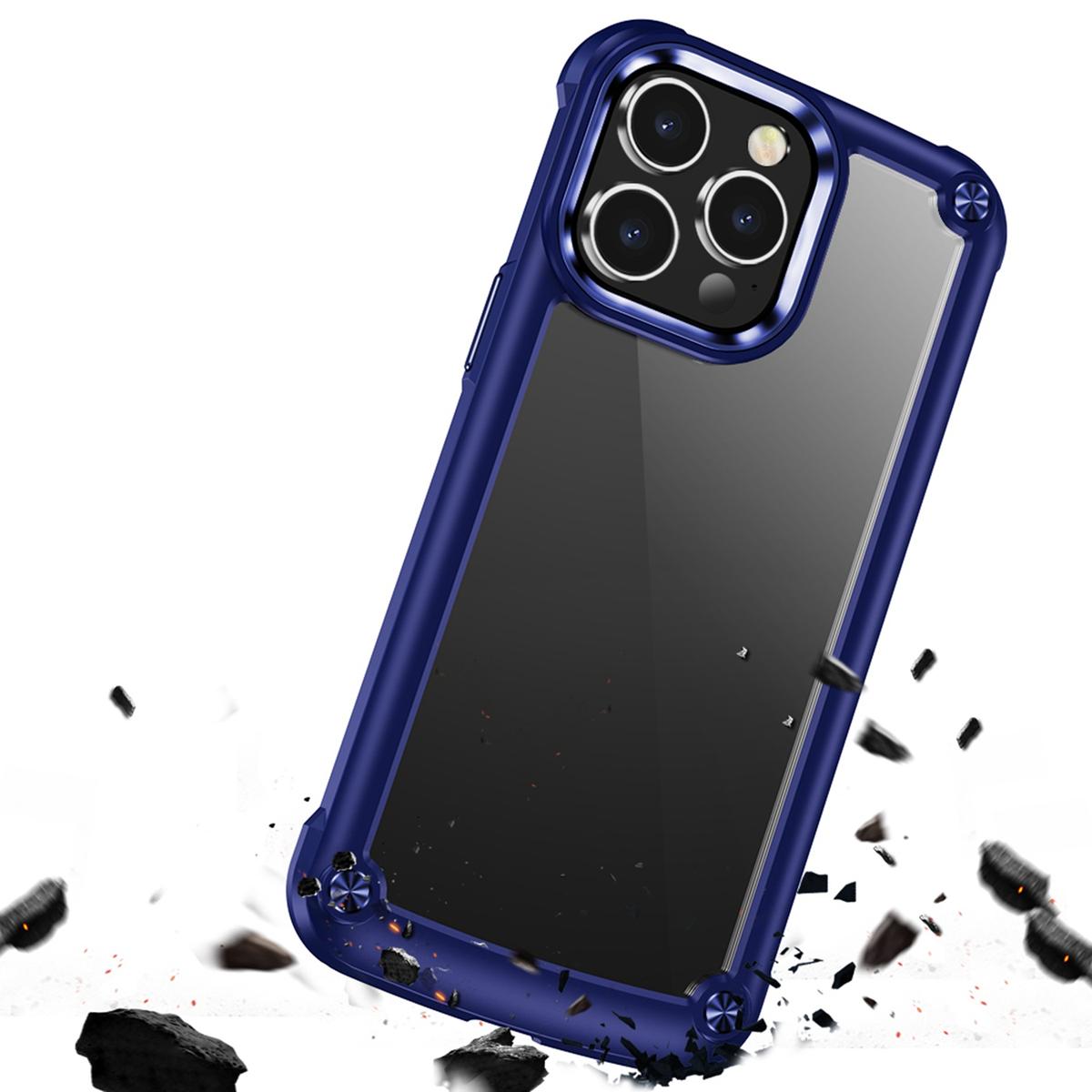 iPhone 15 Pro Max CaseX Ultimate Clear Hybrid Case – Metal Buttons & Reinforced Camera Edges, photo 2 of 9