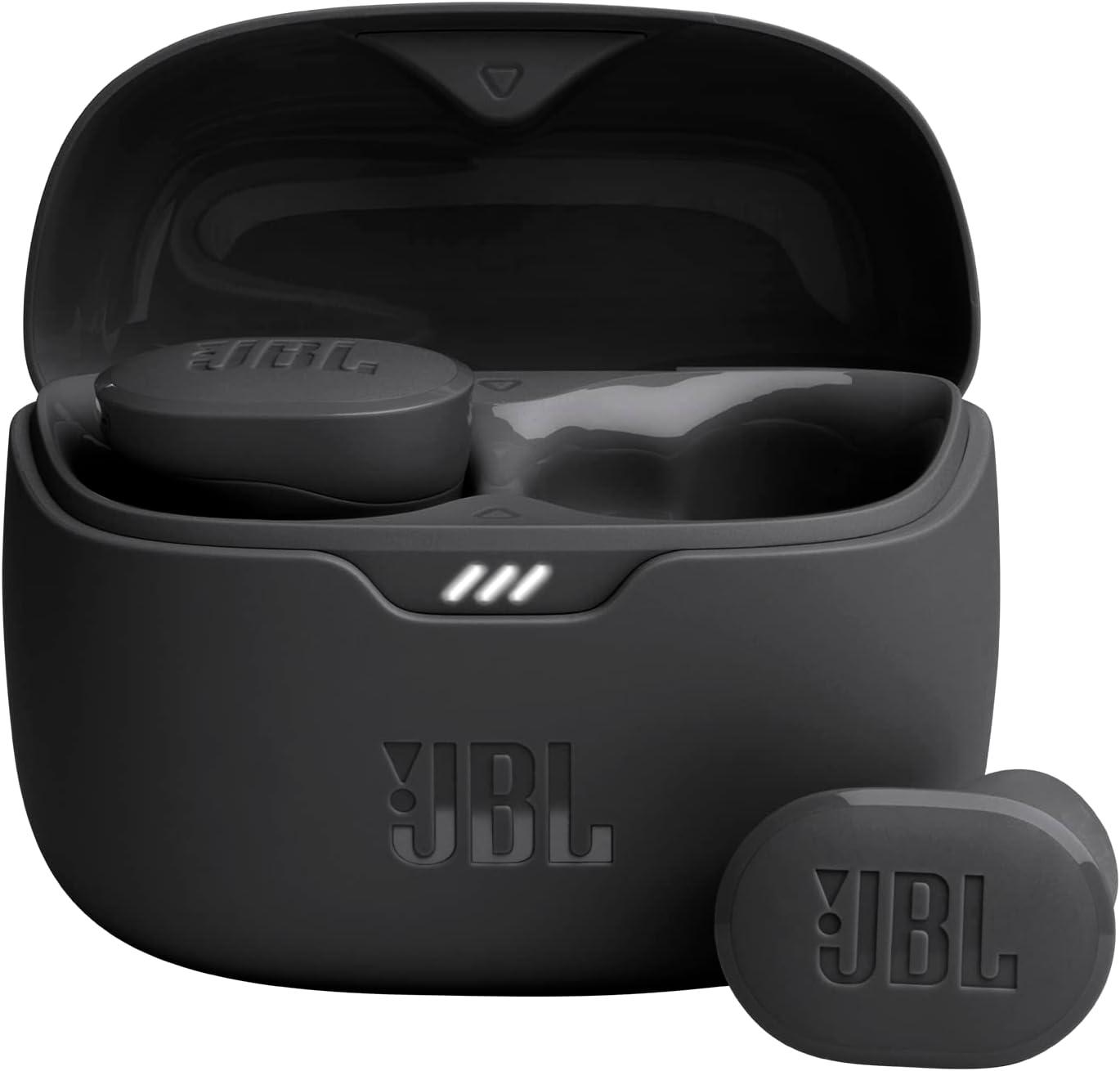 JBL Tune Buds - Noise Cancelling Earbuds - Black | JBL Pure Bass Sound, Bluetooth 53 with LE audio support, Active Noise Cancelling with Smart Ambient (Black)