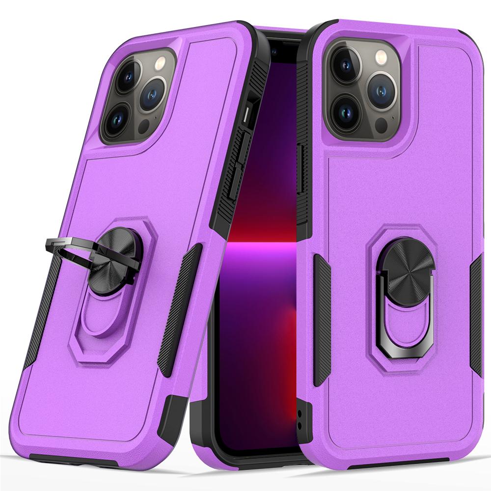 Apple iPhone 14 PRO 6.1" Perfect Tough Thick Hybrid Case with Metal Ring Stand | Heavy-Duty Shockproof Cover, photo 5 of 7