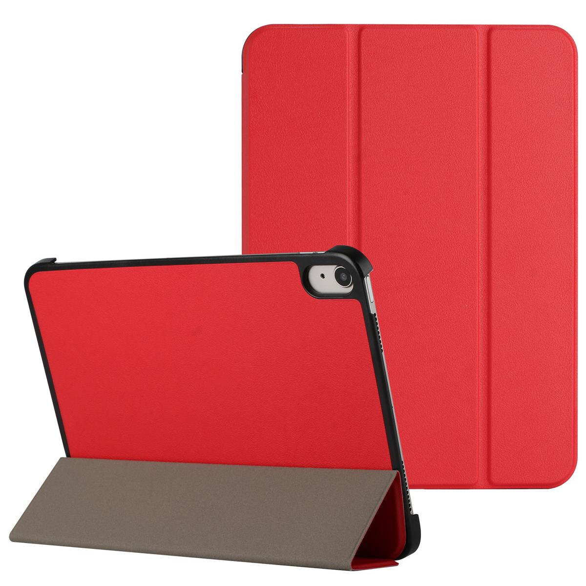 Apple iPad Pro 13inch 2024 Trifold Magnetic Closure PU Leather Case Cover - Red